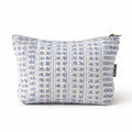 Nomad Sari Indian Jacquard Toiletry Bag - Indigo Echo