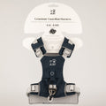 PAW - S (4-8Kg) Dog Step-in Guardian Harness with Reflective Mesh - Rock Grey - Black Obsidian Charm