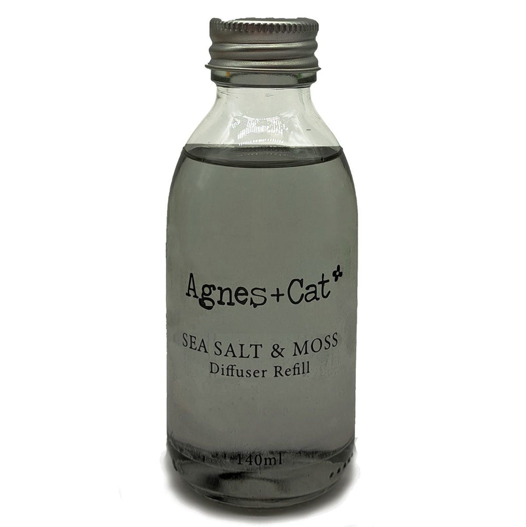Agnes + Cat Reed Diffuser Refill - Seasalt and Moss 140ml