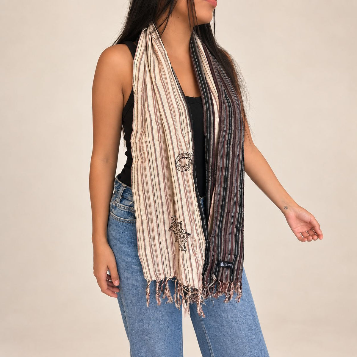 Nomad Sari - Travel Blessing Scarf - 170x50cm - Nomad Comass