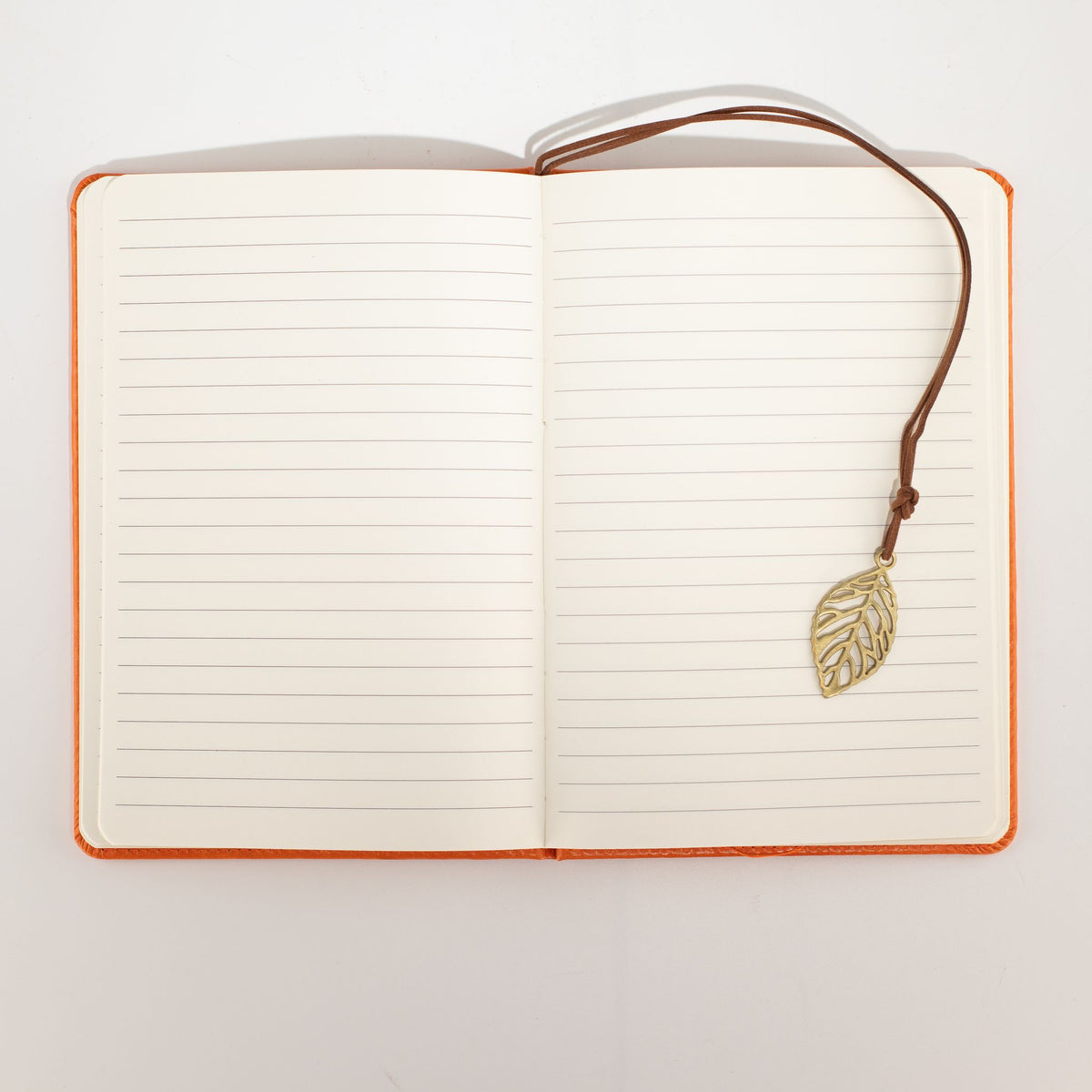 A5 Intention Note Book - LCD Wipe Screen - Orange Leather Effect - 160 Pages
