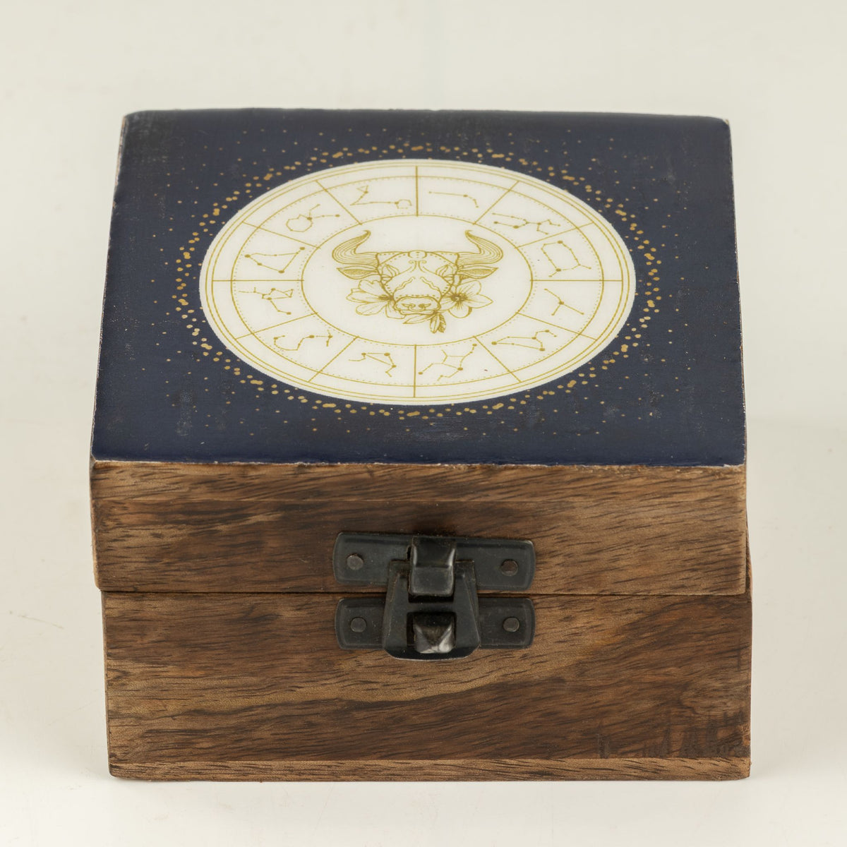 Small Enamelled Box -  Taurus