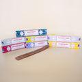 Satya Incense Sticks Starter Pack Set (7 scents + Mango Wood Incense Holder)