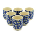 Herbal Tea Cups - Blue Daisy