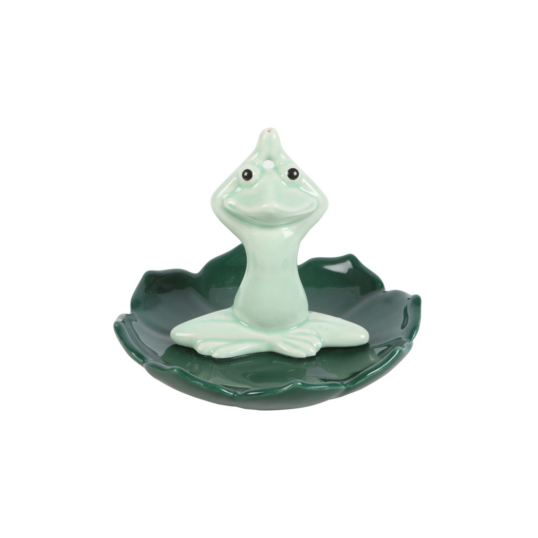 Yoga Frog Incense Stick Holder